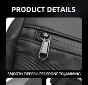 Fashion Casual Men Roll Top Shoulder Messenger Bag Large Size Outdoor Cycling Crossbody Side Bags Male Urban Trend Daypack