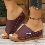Women Sandals Shoes Summer Outdoor Women's Shoes Slip On Sandals Ladies Wedge Women Shoe Comfortable Footwear Slipper Female