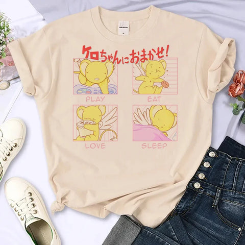 Cardcaptor Sakura  Women Clothing Shirts for Women Cartoon Clothing