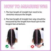Water Wave 13x6 Lace Front Wigs Human Hair Wet and Wavy Wigs for Women Deep Curly Lace Front Wigs Pre Plucked with Baby Hair
