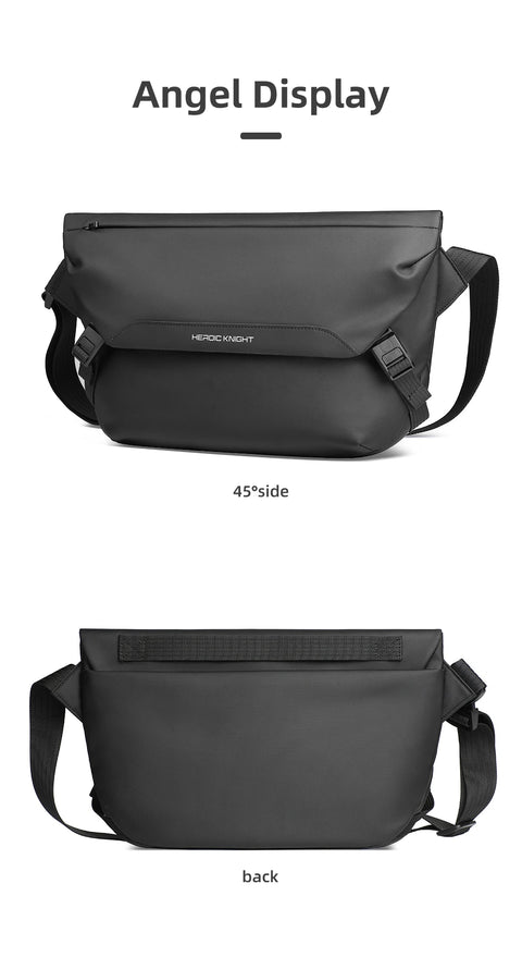 HK Water Repellent Messenger Bag Men Bags Casual Shoulder Crossbody Bags Fit 11 inch Ipad Fashion Outdoor Cycling Side Bag  Male