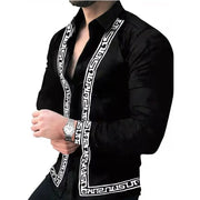 Europe and the United States men's clothing autumn independent station cross-border new hot street men fashion casual printed yo
