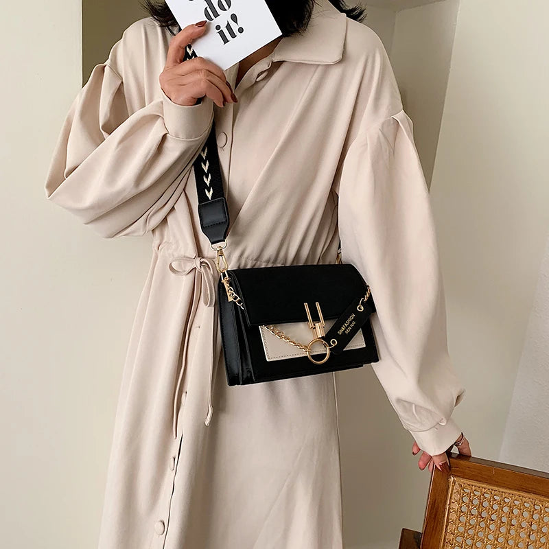 2023 New Ladies Messenger Bags Fashion Mobile Phone Bags Casual Shoulder Bags Contrast Color Ladies Bags Luxury Designer Bags