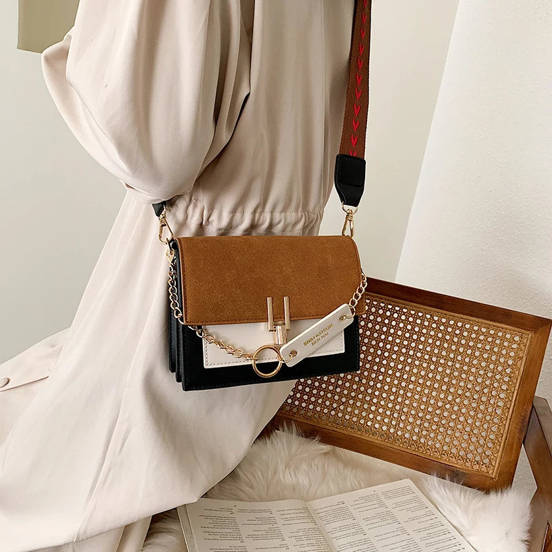 2023 New Ladies Messenger Bags Fashion Mobile Phone Bags Casual Shoulder Bags Contrast Color Ladies Bags Luxury Designer Bags
