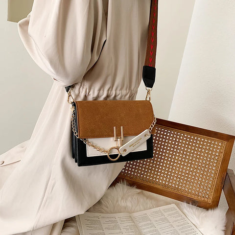 2023 New Ladies Messenger Bags Fashion Mobile Phone Bags Casual Shoulder Bags Contrast Color Ladies Bags Luxury Designer Bags