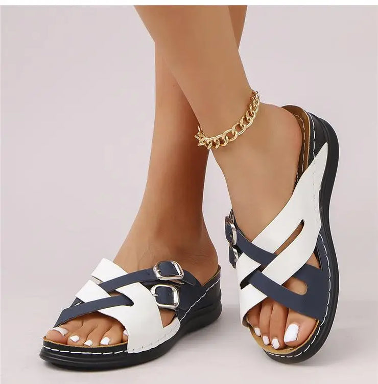 Summer Shoes Women Sandals Beach Ladies Shoes Slides Sandals Ladies Wedge Women Shoe Elegant Slippers Women Female Footwear