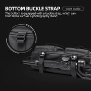 Fashion Casual Men Roll Top Shoulder Messenger Bag Large Size Outdoor Cycling Crossbody Side Bags Male Urban Trend Daypack