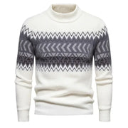 New Imitation Mink Sweater Soft and Comfortable  Fashion Warm Knit Sweater  Men Clothing