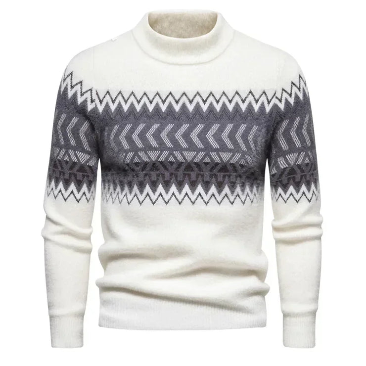 New Imitation Mink Sweater Soft and Comfortable  Fashion Warm Knit Sweater  Men Clothing