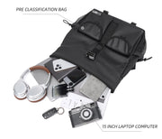 Fashion Casual Men Roll Top Shoulder Messenger Bag Large Size Outdoor Cycling Crossbody Side Bags Male Urban Trend Daypack