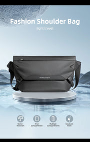 HK Water Repellent Messenger Bag Men Bags Casual Shoulder Crossbody Bags Fit 11 inch Ipad Fashion Outdoor Cycling Side Bag  Male