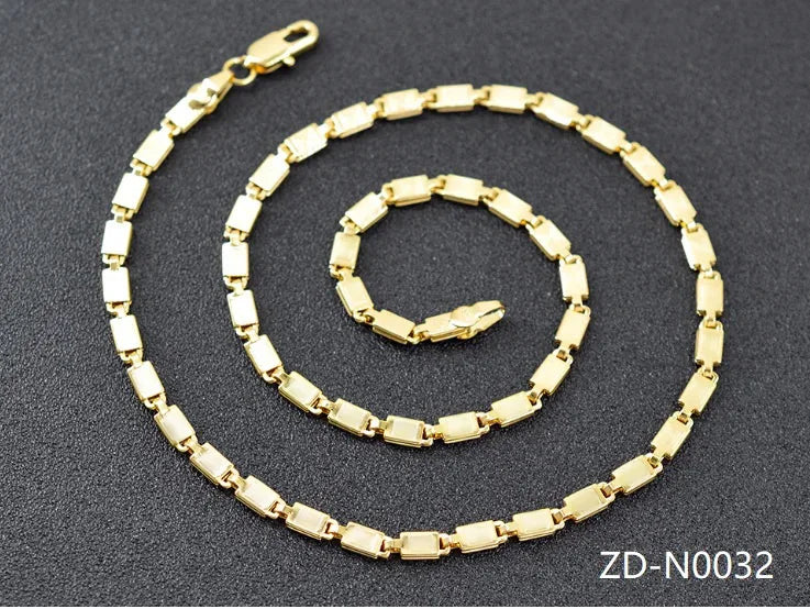 ZEA Dear Jewelry Bohemia Jewelry Link Chain Necklace For Women High Quality Copper Jewelry For Engagement Dubai Jewelry Findings