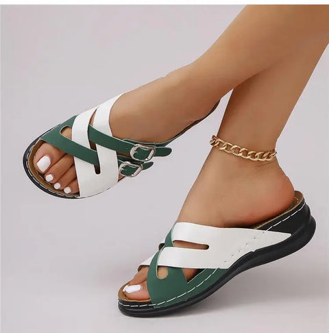 Summer Shoes Women Sandals Beach Ladies Shoes Slides Sandals Ladies Wedge Women Shoe Elegant Slippers Women Female Footwear