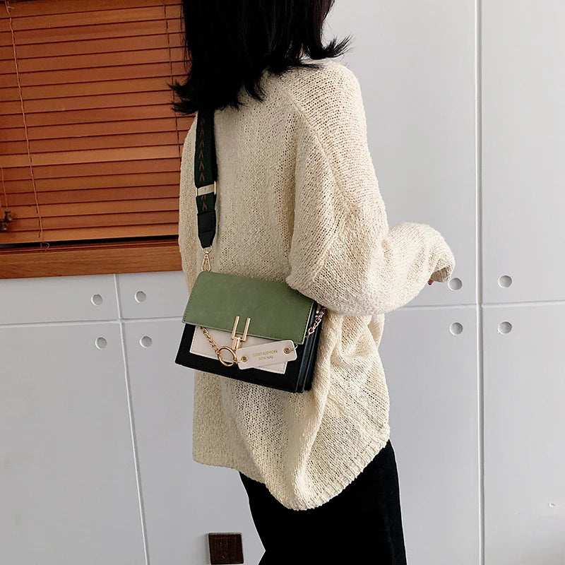 2023 New Ladies Messenger Bags Fashion Mobile Phone Bags Casual Shoulder Bags Contrast Color Ladies Bags Luxury Designer Bags