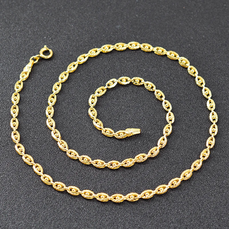 ZEA Dear Jewelry Bohemia Jewelry Link Chain Necklace For Women High Quality Copper Jewelry For Engagement Dubai Jewelry Findings
