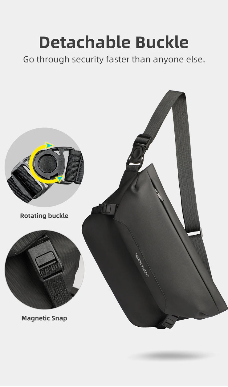 HK Water Repellent Messenger Bag Men Bags Casual Shoulder Crossbody Bags Fit 11 inch Ipad Fashion Outdoor Cycling Side Bag  Male