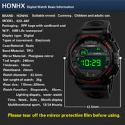 Men Watches Sports Wristwatches Women Teenage Fashion Trends Student Multifunctional Outdoor Electronic Watches