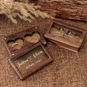 Custom Wood Travel Jewelry Box - Wooden Jewelry Organizer, Engraved Jewelry Storage, Portable Jewelry Case, Travel Storage