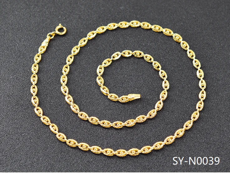 ZEA Dear Jewelry Bohemia Jewelry Link Chain Necklace For Women High Quality Copper Jewelry For Engagement Dubai Jewelry Findings