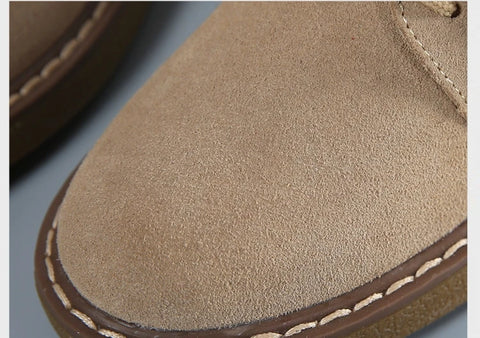 Fashion Woman Comfortable Daily Business Office Shoes Lace Up Genuine Leather Casual Women&
