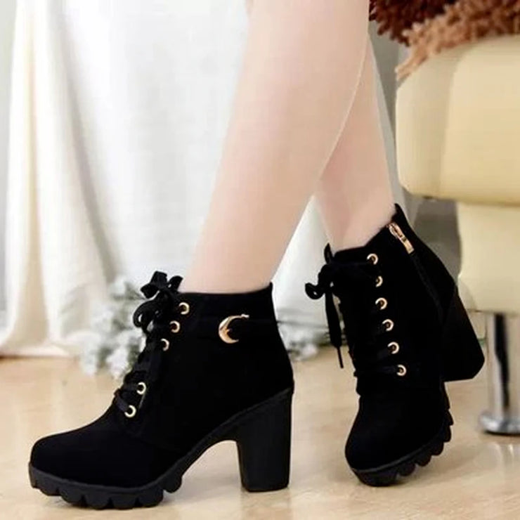 New Women autumn Winter Snow Boots Thick bottom short  Boots Women&