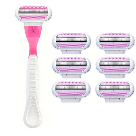 Women Safety Razor Blades Face/ Leg/ Armpit/ Bikini Beauty Hair Removal Shaving Compatible Venus Shaver