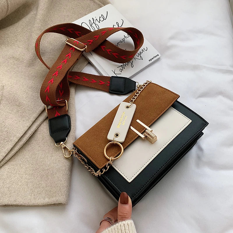 2023 New Ladies Messenger Bags Fashion Mobile Phone Bags Casual Shoulder Bags Contrast Color Ladies Bags Luxury Designer Bags