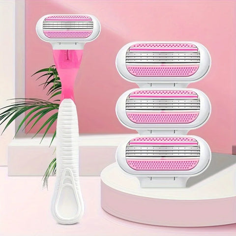 Women Safety Razor Blades Face/ Leg/ Armpit/ Bikini Beauty Hair Removal Shaving Compatible Venus Shaver