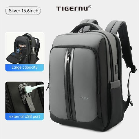Tigernu Backpacks For Men Bags For Business Backpack 15.6 17inch Laptop Backpacks Male Travel Backpack Bags Schoolbags Knapsack
