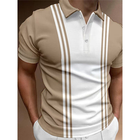 Casual 3 Button Printing Lapel Casual Men&