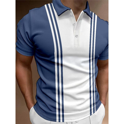 Casual 3 Button Printing Lapel Casual Men&