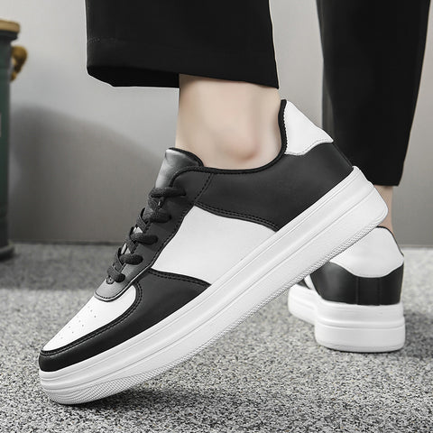 Plus Size Platform White Shoes Men&