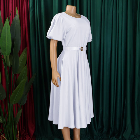 Large Skirt High Waist African Dress