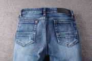 Hole & Patch Patch Scrape Popular Jeans For Men