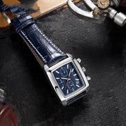 Men's Vintage Fashion Square Multifunction Quartz Watch