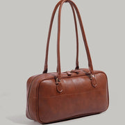 Retro Patchwork Large Capacity Commuter Bag Advanced Texture One-shoulder Versatile Handbag