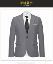 Plus Size Men's Formal Wear Small Business Suit Coat Wedding Dress Casual Slim Fit