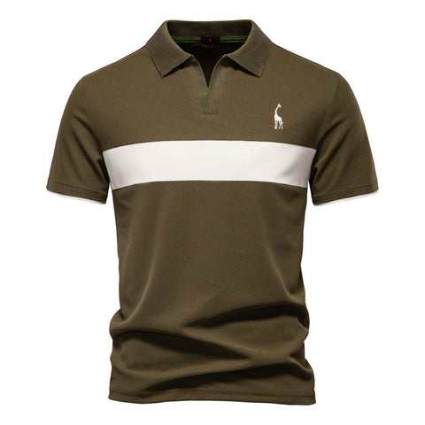 Deer Embroidered POLO Men&