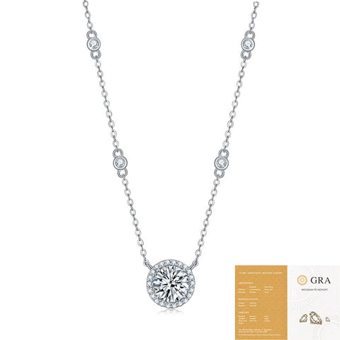 925 Silver Dot Starlight Pendant Fashion Clavicle Chain Does Not Fade