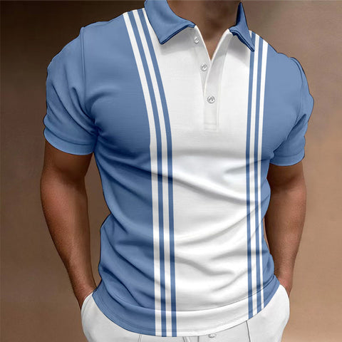 Casual 3 Button Printing Lapel Casual Men&