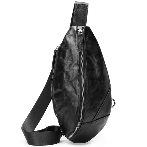 Cowhide One-shoulder Messenger Bag