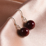All-matching Opal Ear Hook 925 Sterling Silver Shell Pearl Earrings High-grade Female Earrings