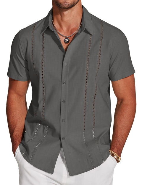 Trendy Wild Hawaii Holiday Lapel Men&