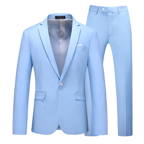 Multi-Color Two-piece Suit Men&
