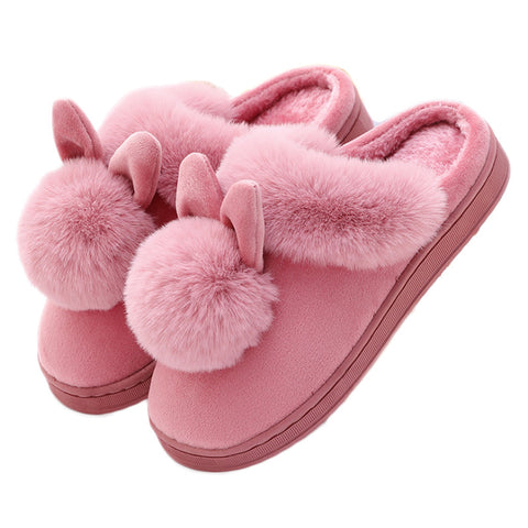 Cute Cartoon Ball Ball Rabbit Ears Women&