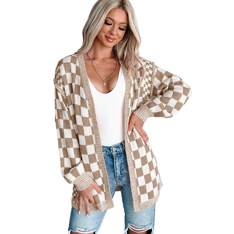 Long Sleeve All-matching Long Thigh-length Knitwear