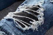 Hole & Patch Patch Scrape Popular Jeans For Men