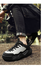 Male Leather Platform Fashion Casual Shoes