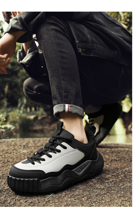 Male Leather Platform Fashion Casual Shoes