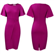 Fashionable With Side-slit Sheath Plus Size Dress